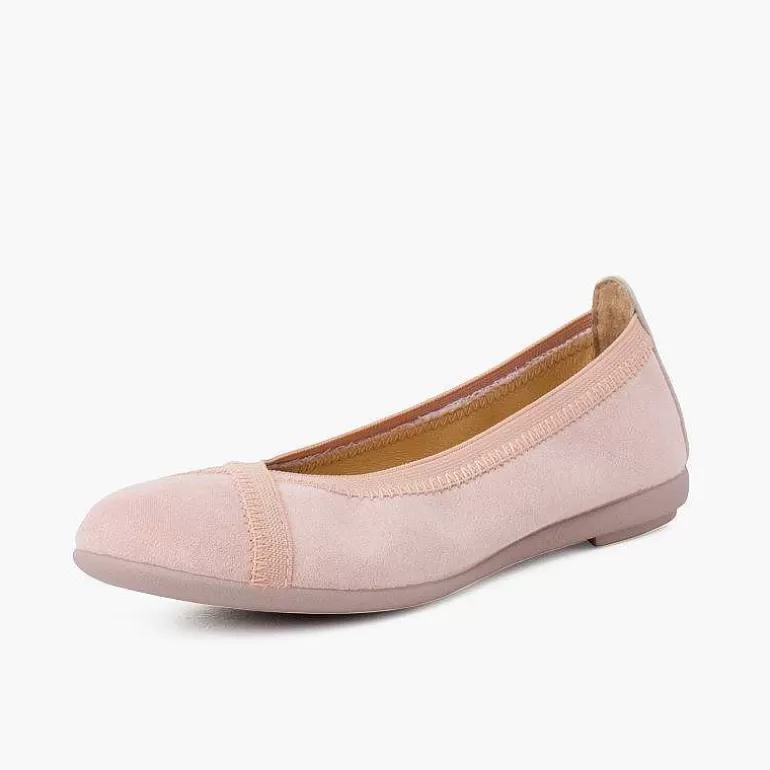 Cheap Backstitch Ballet Flats With Crossed Elastic Women Ballet Pumps And Flats