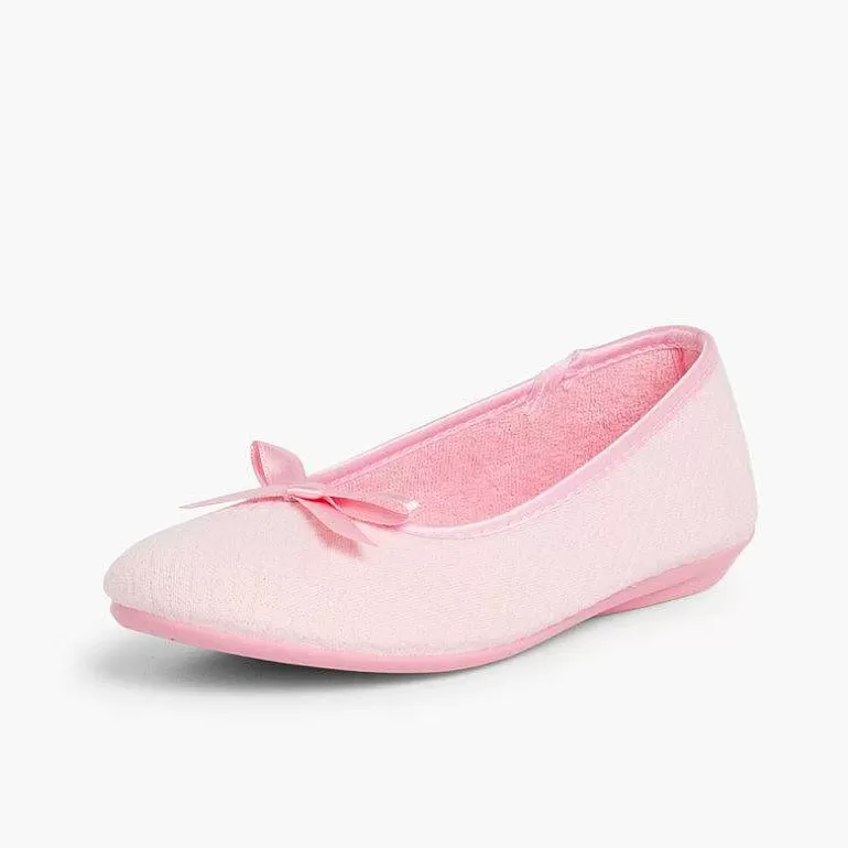 Flash Sale Ballerina Slippers With Bow Girls Slippers