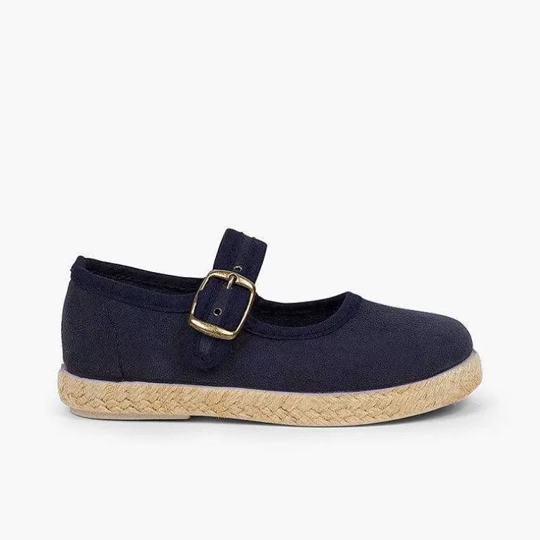 Clearance Bamara And Jute Mary Janes With Buckle Girls Mary Janes