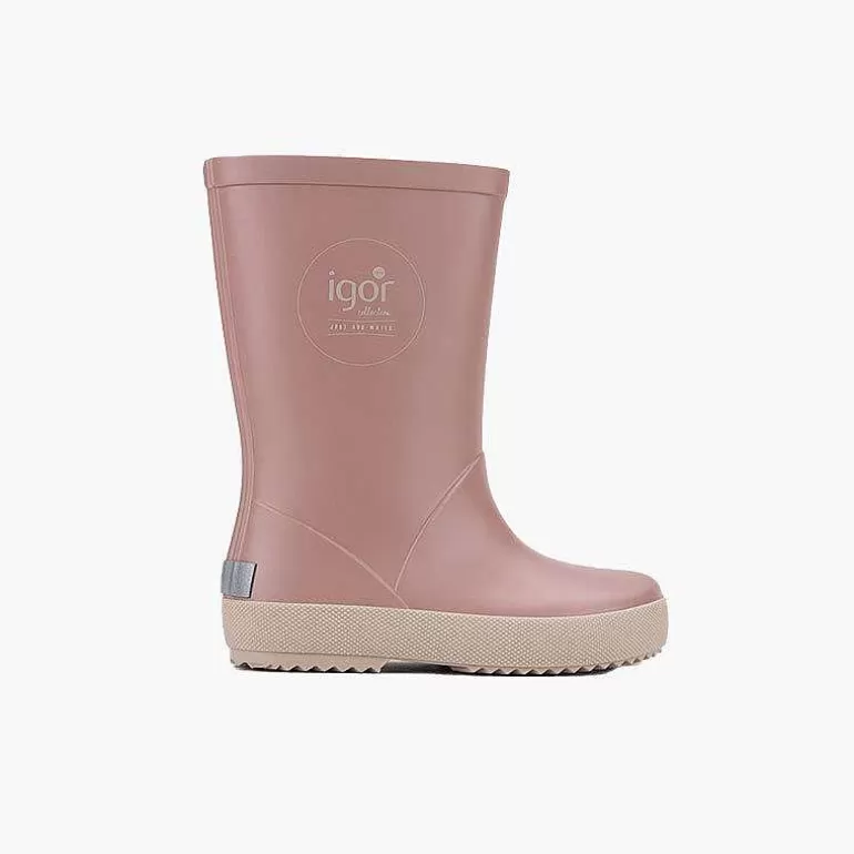 Outlet Beige Sole Kids' Wellies Girls Wellies