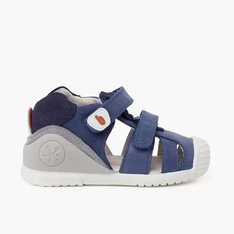 Discount Biogateo Sandals With Double Riptape And Toe Cap Boys Sandals