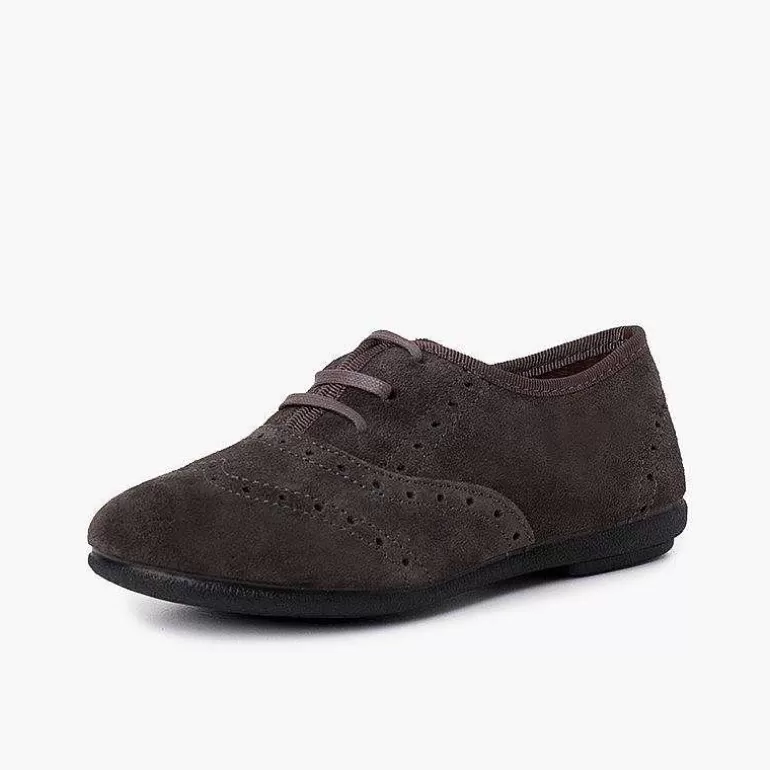 Discount Blucher Shoes Girl And Woman Suede Women Brogues And Bluchers