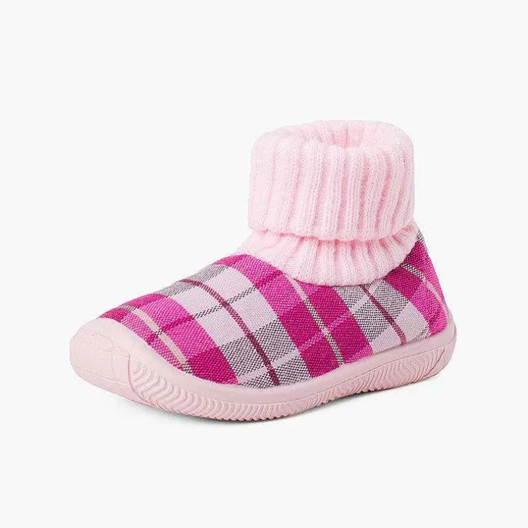 Sale Boot Slippers With Wool Sock Collar Girls Slippers