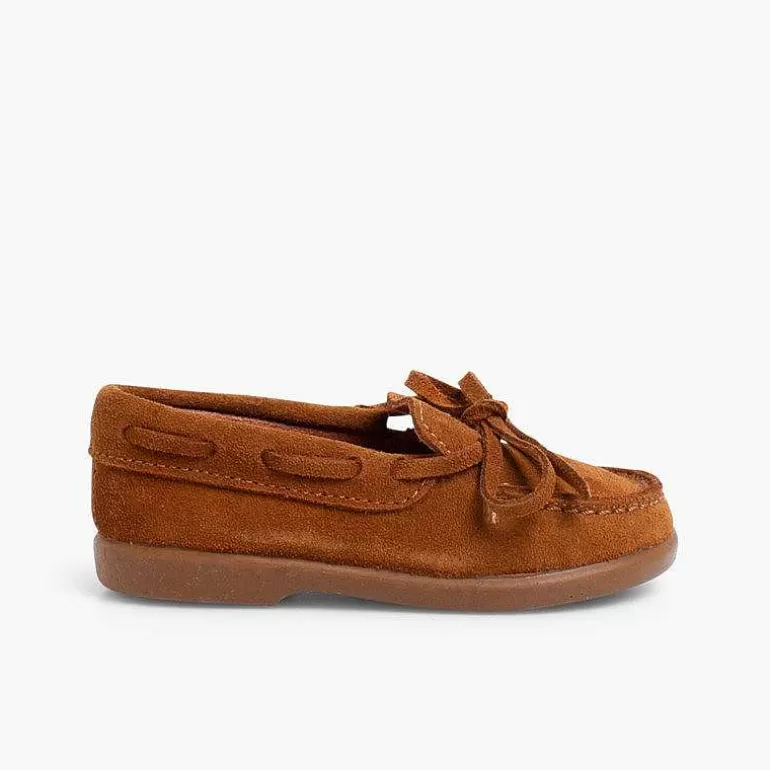 Flash Sale Bow Suede Moccasins Girls Moccasins & Loafers