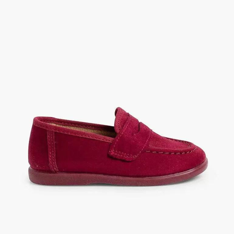 Best Sale Boys Faux Suede Mask Loafers Boys Moccasins And Loafers