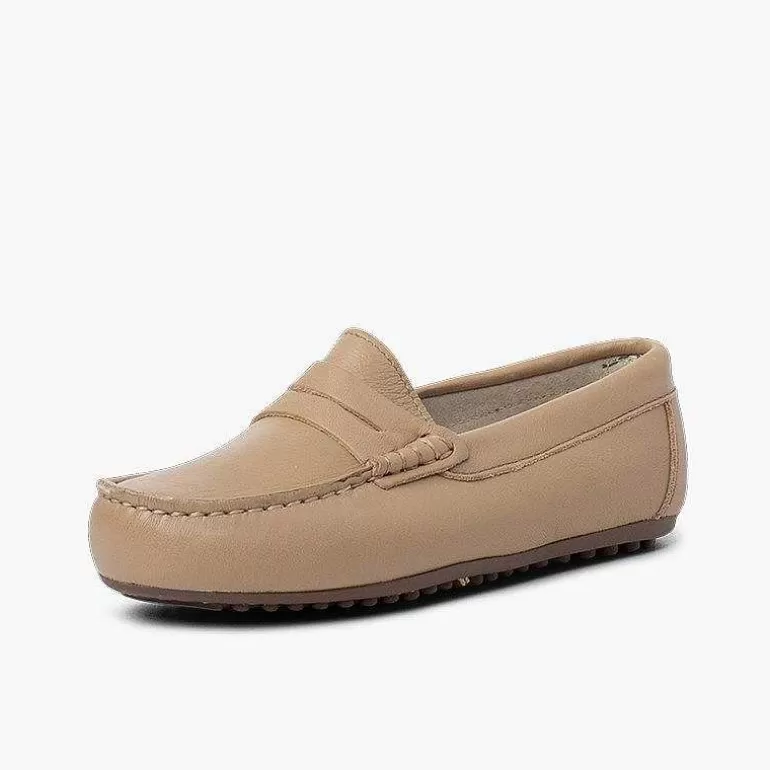 Discount Boys´ Leather Moccasins With Detail Mask Boys Moccasins And Loafers