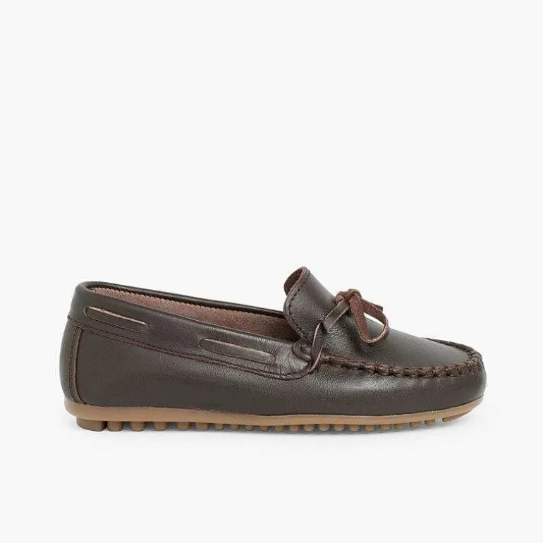 Best Boys Leather Ribbon Moccasins Boys Moccasins And Loafers