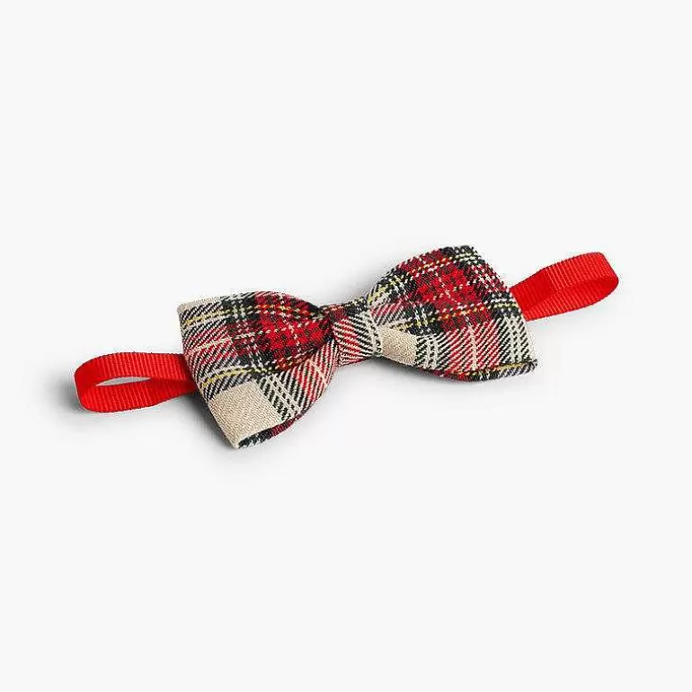 Store Boys' Scottish-Patterned Bow Tie Belts And Braces