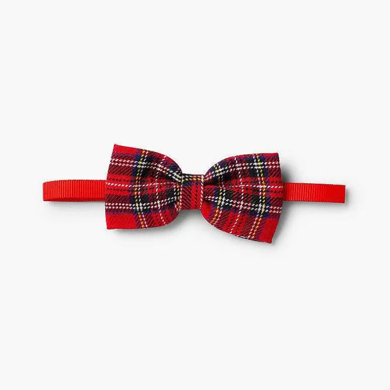 Store Boys' Scottish-Patterned Bow Tie Belts And Braces