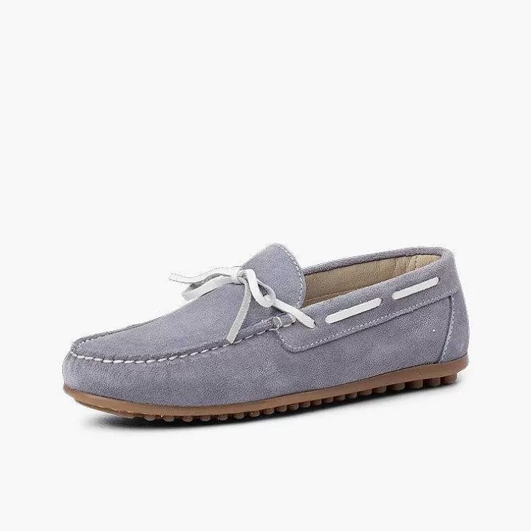 Discount Boys Suede Bow Ceremony Moccasins Boys Moccasins And Loafers