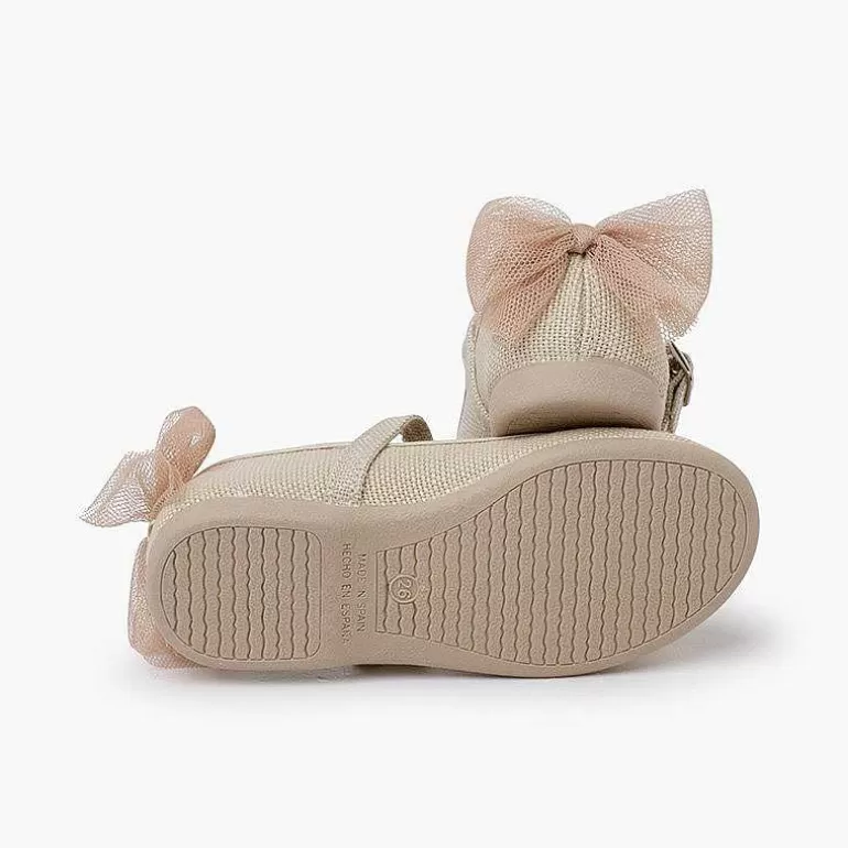 Store Ceremony Mary Janes With Tulle Back Bow Girls Mary Janes