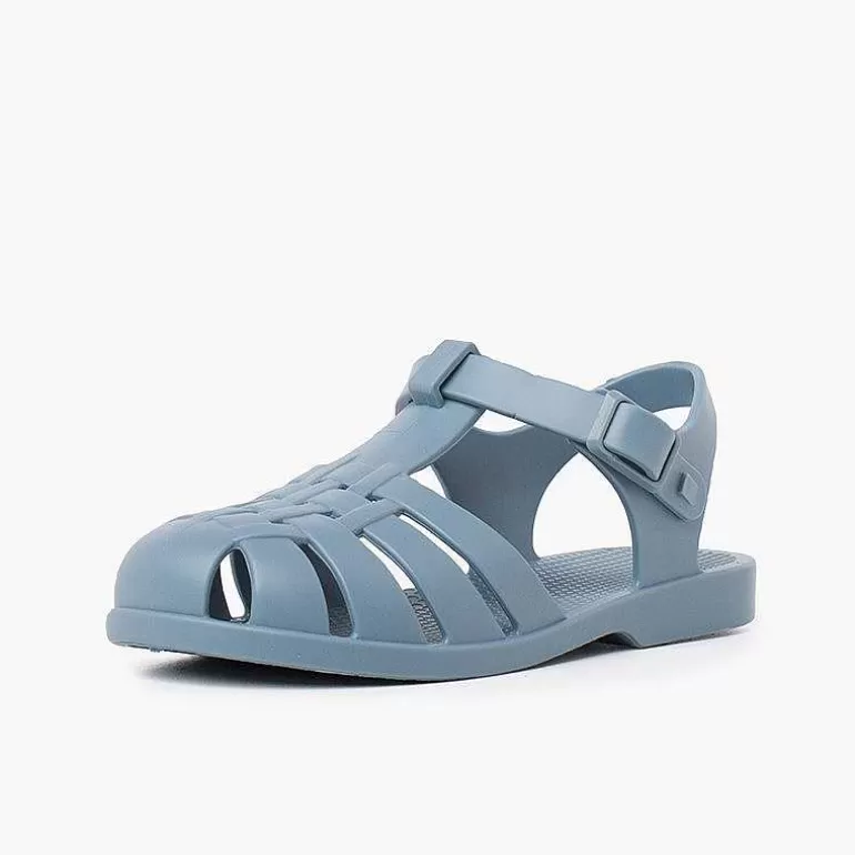 New Children'S Sandals With Buckle Clasp In Dusty Colors Girls Jelly Sandals And Beachwear