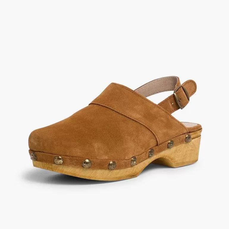 Cheap Clogs With Wood-Like Soles Girls Sandals