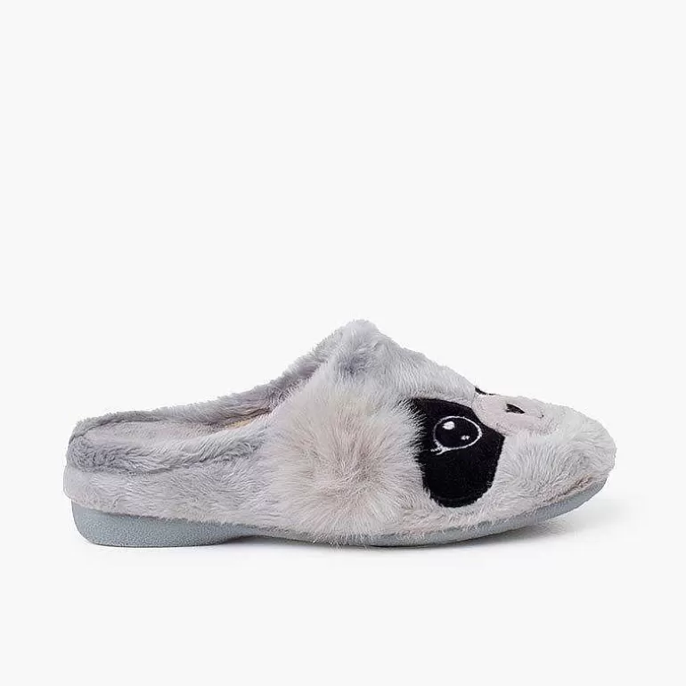 Cheap Clog-Style Panda Slippers Girls Slippers