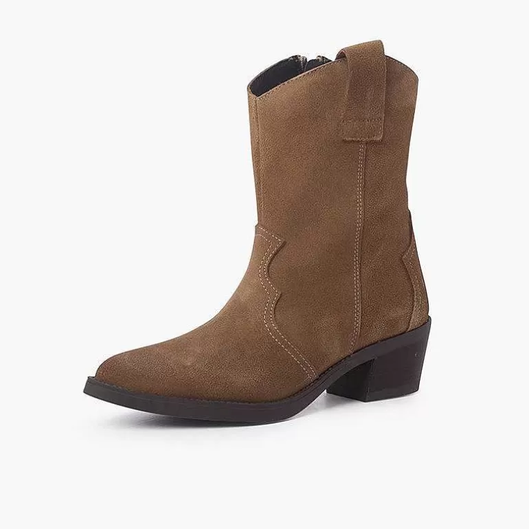 Online Country Style Suede Boots Women Boots