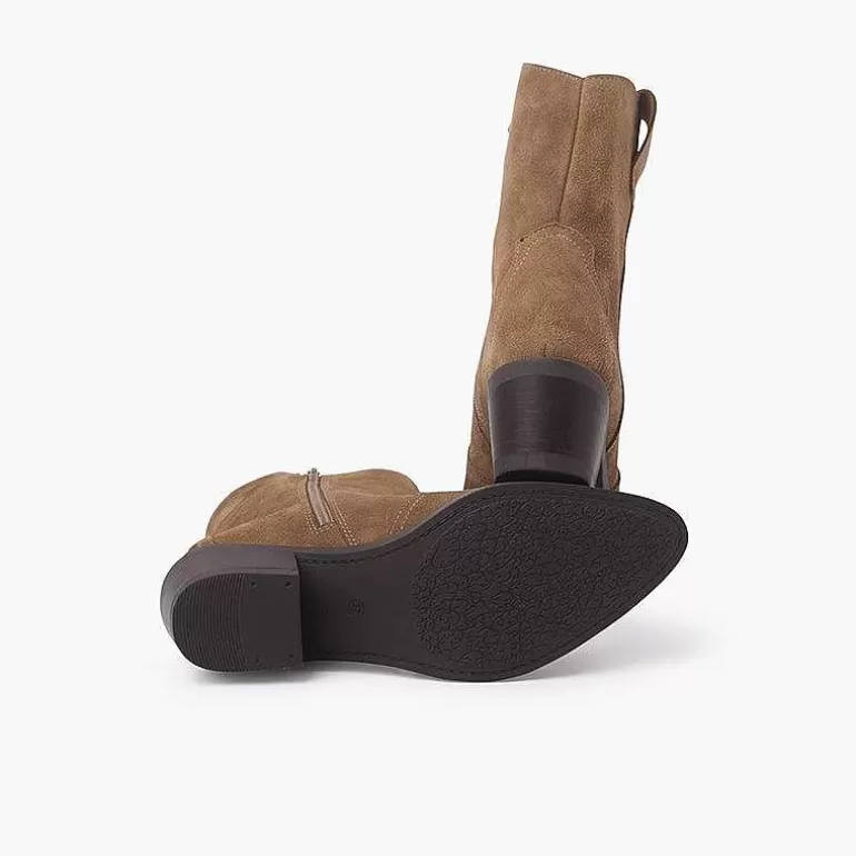 Online Country Style Suede Boots Women Boots