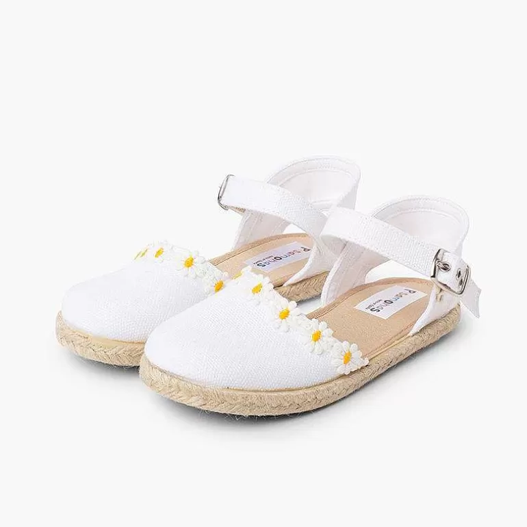 New Daisy Espadrille Sandal With Buckle Closure Girls Espadrilles