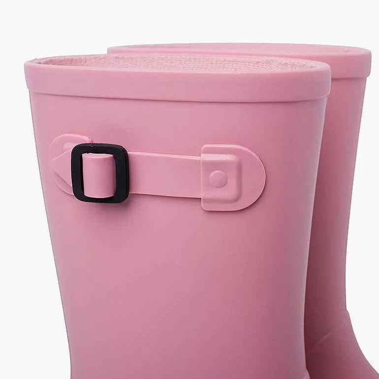 Outlet Dusty Colors Splash Wellies With Side Buckle Girls Wellies