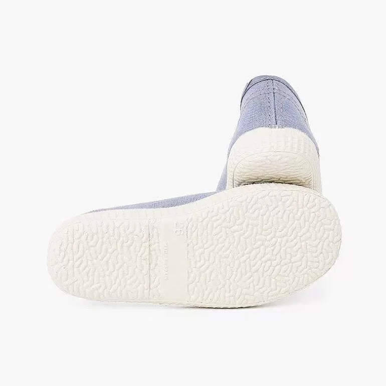 Best Sale Elastic Eco Canvas Flats And Sneaker-Type Sole Girls Ballet Pumps And Flats