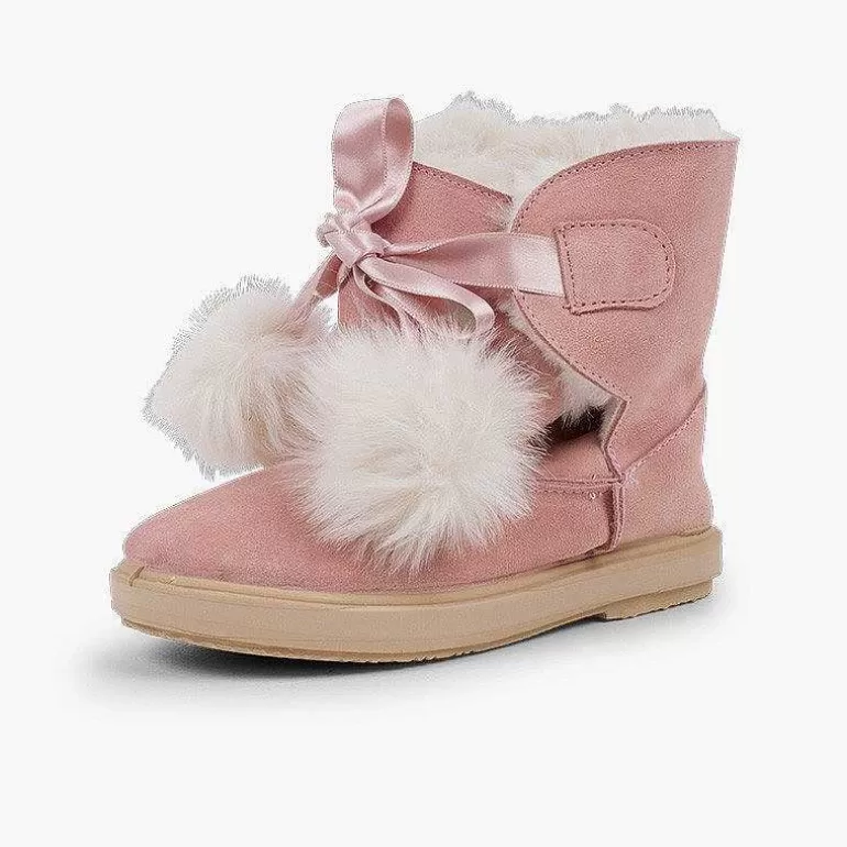 Best Sale Eskimo Girl Boots With Pompoms Girls Boots