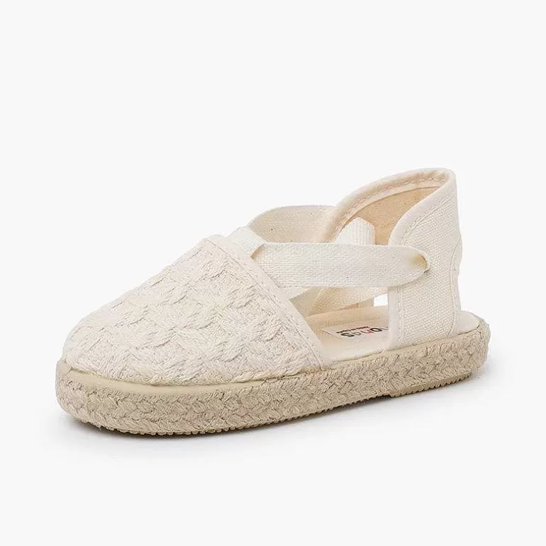 Online Espadrilles Braided Effect Ribbons Girls Espadrilles