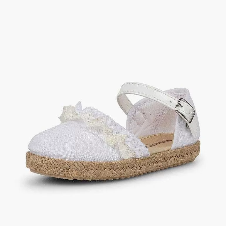 Online Espadrilles With Lace Girls Espadrilles