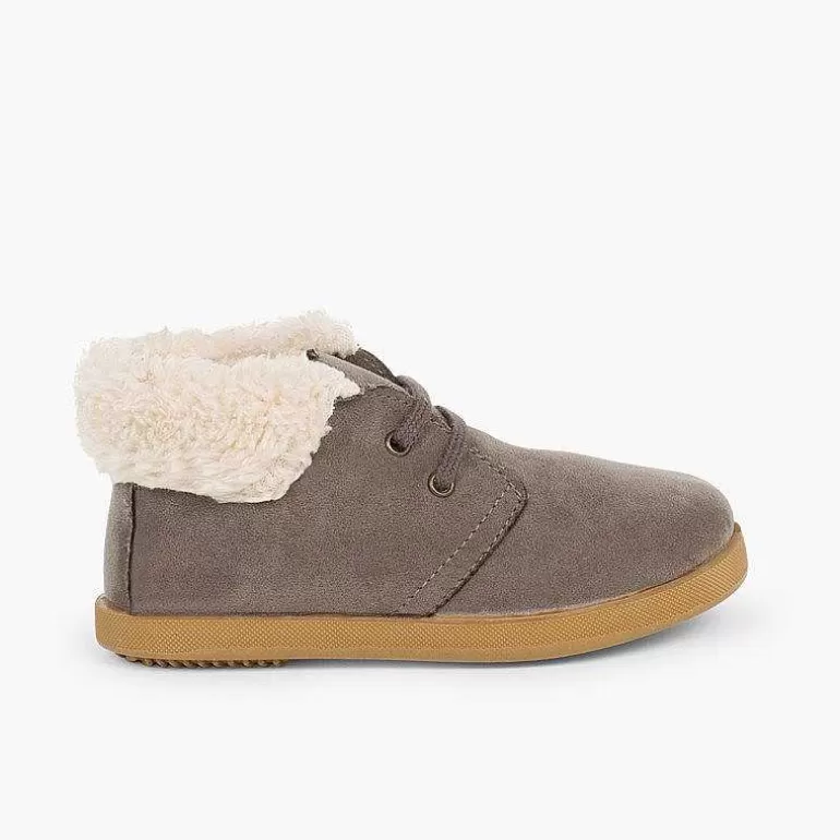 Outlet Faux Sheepskin Cuff Boots For Boys And Girls Girls Boots