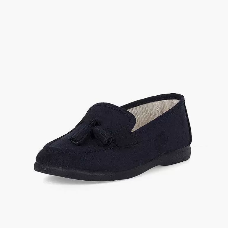 Best Sale Faux Suede Moccasins With Tassels Boys Moccasins And Loafers