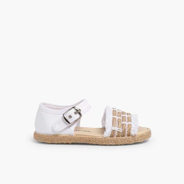 New Fringed Espadrille Style Sandals Girls Sandals