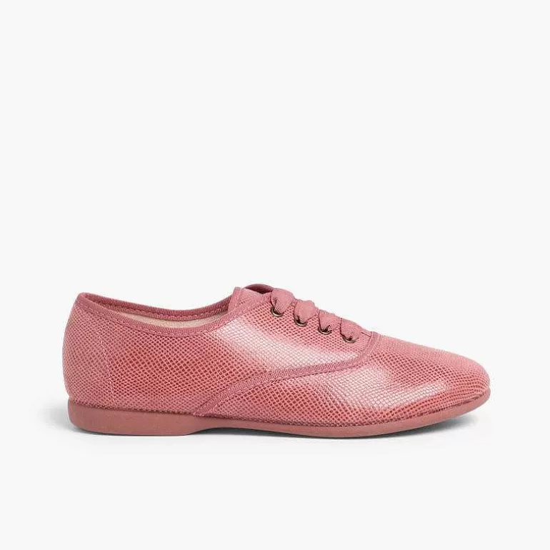 Hot Girl´S And Women´S Snakeskin-Type Bluchers Women Brogues And Bluchers