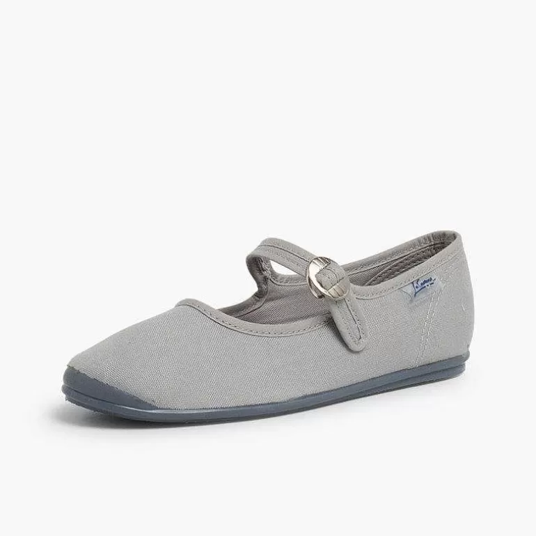 Sale Girls Canvas Mary Janes By La Cadena Girls Mary Janes