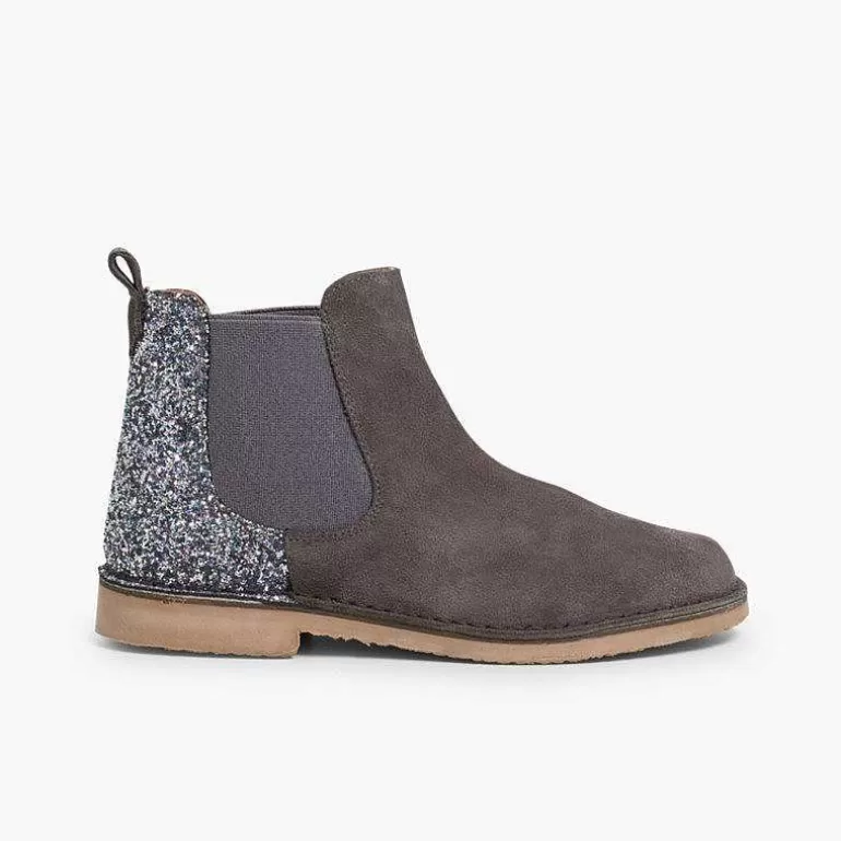 Clearance Girls Chelsea Boots With Glitter Women Boots