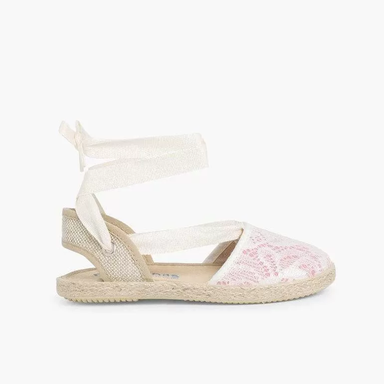 Hot Girls Espadrilles Crochet Girls Espadrilles