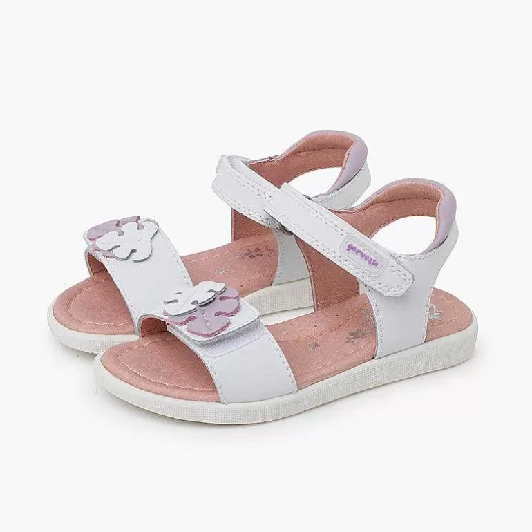 Shop Girl'S Leaf Sandals Hook-And-Loop Fasteners Girls Sandals