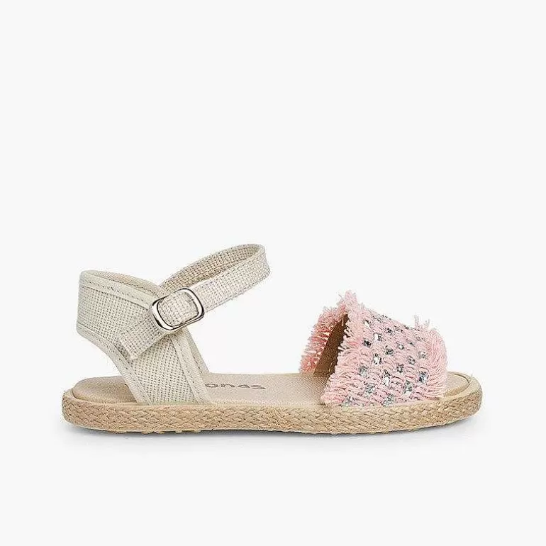 Best Sale Girls' Sparkly Fringed Sandals Girls Sandals