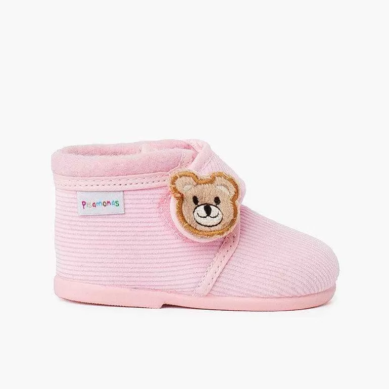 Shop Kids Corduroy Slipper Boots Bear Girls Slippers