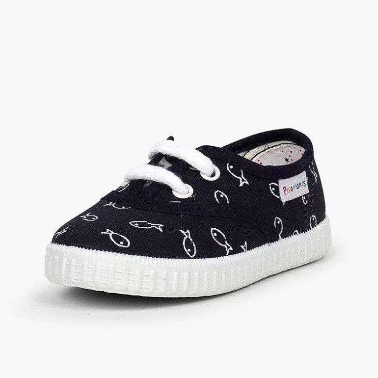 Best Sale Kids' Fish Print Trainers Girls Trainers