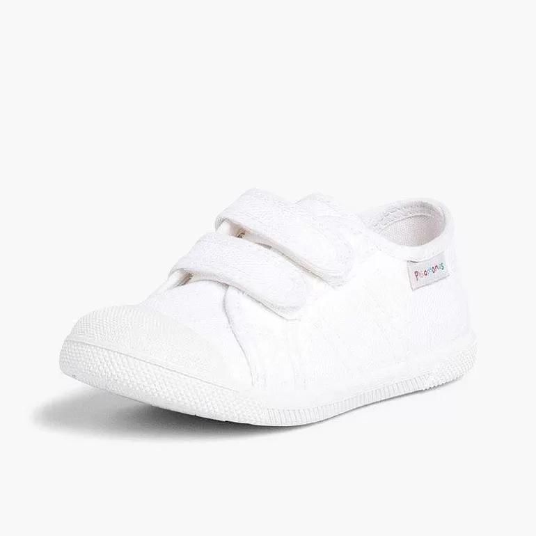 Cheap Kids Riptape Canvas Trainers Girls Trainers