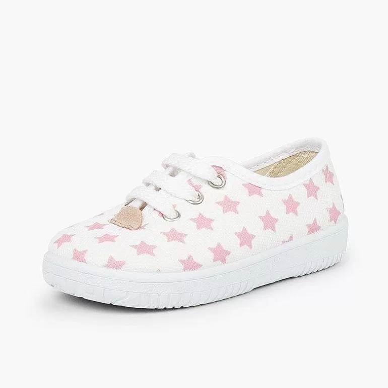 Sale Kids Sneakers Canvas Stars Girls Trainers