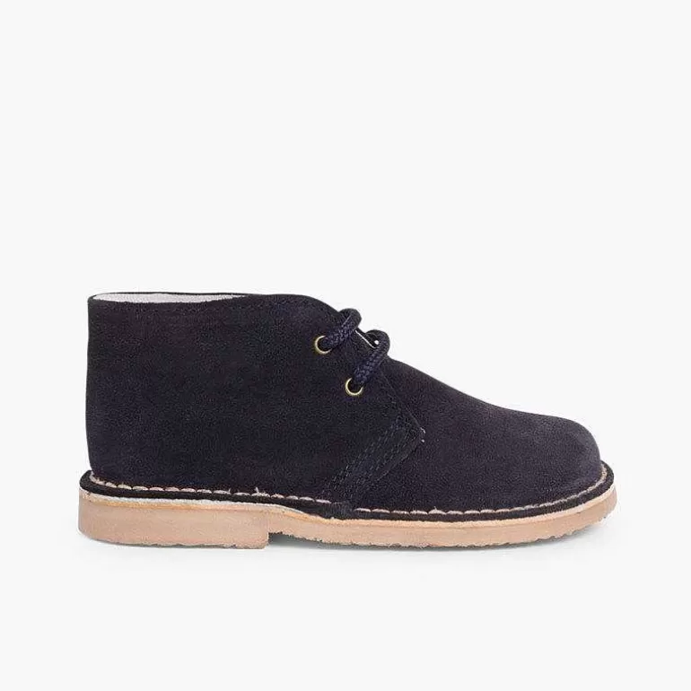 Online Lace-Up Safari Desert Boots Girls School Shoes