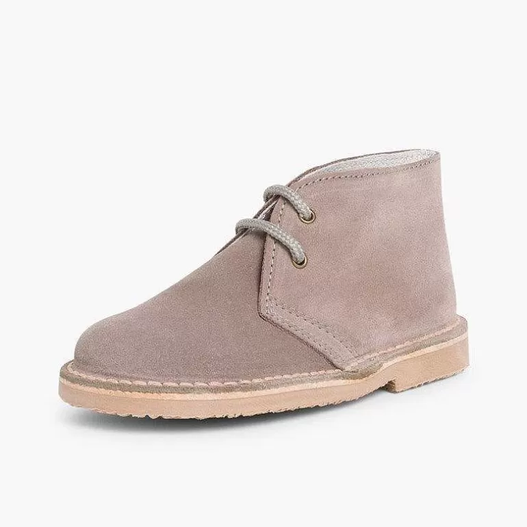 Online Lace-Up Safari Desert Boots Girls School Shoes