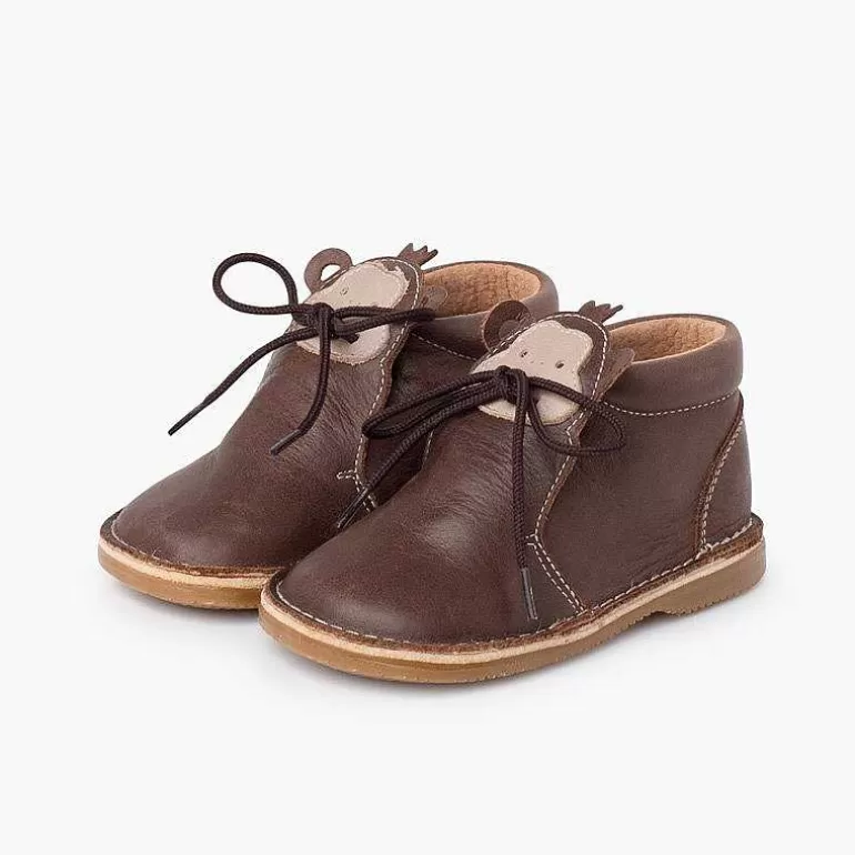 Cheap Leather Boot Laces Monkey Face Girls Boots