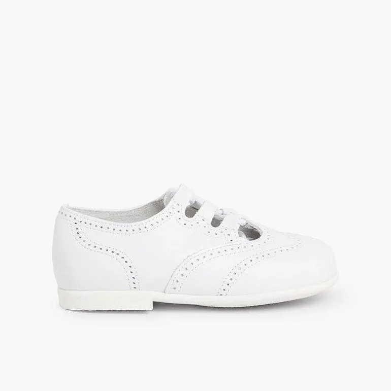 Sale Leather Lace-Up Oxford Shoes Girls Lace Up Oxfords