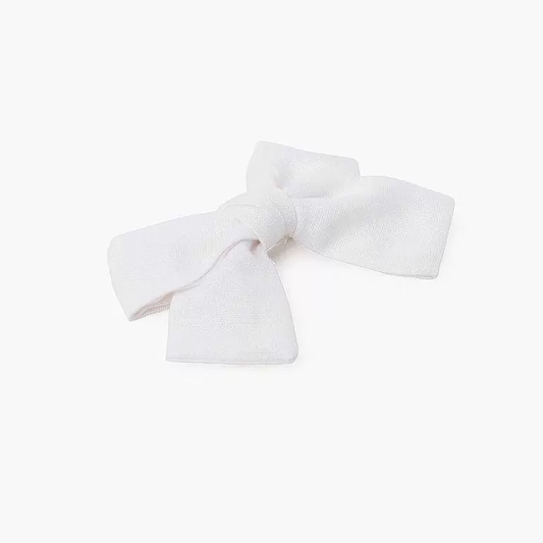 Shop Linen Bow Hair Duck Clip Hair Accessories