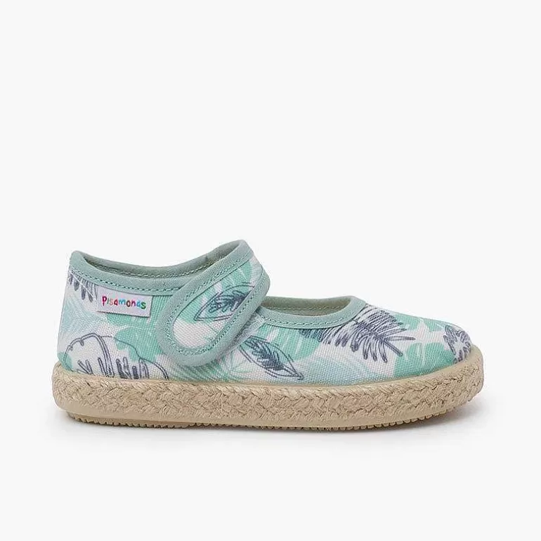 Shop Mary Janes Espadrille Sole Branches Design Girls Mary Janes