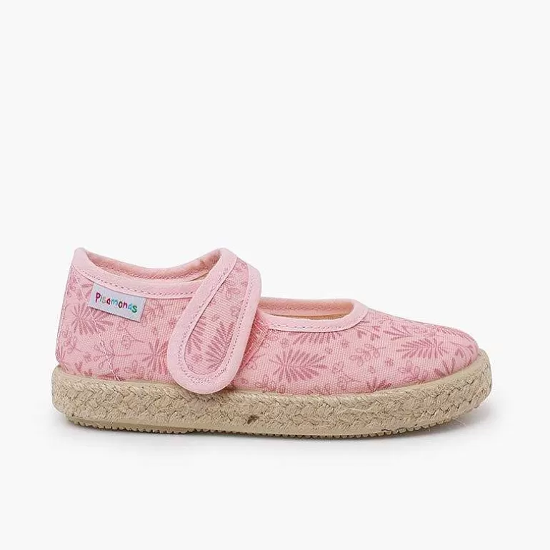 Shop Mary Janes Espadrille Sole Branches Design Girls Mary Janes