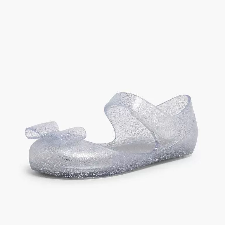 Online Mary Janes Jelly Sandals Loop Fasteners And Bow Mia Girls Jelly Sandals And Beachwear