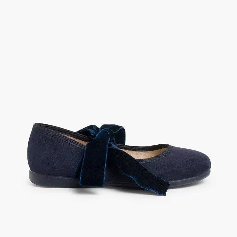 Hot Mary Janes With A Velvet Bow For Girls Girls Mary Janes