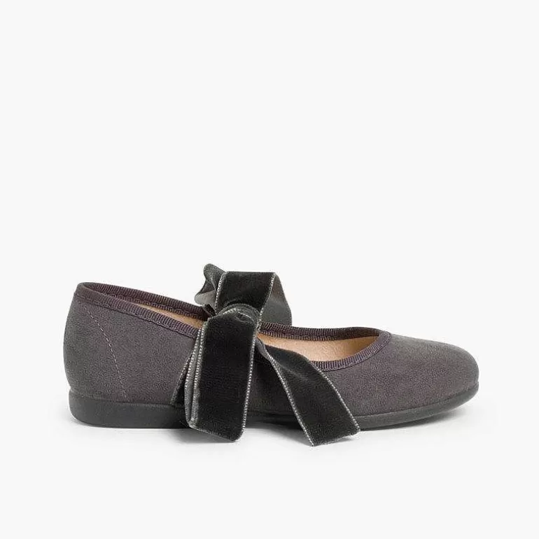 Hot Mary Janes With A Velvet Bow For Girls Girls Mary Janes