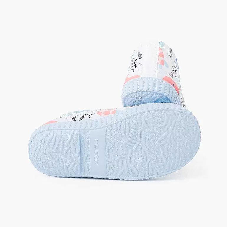 Clearance Neoprene Type Closed Trainers With Drawings Girls Jelly Sandals And Beachwear